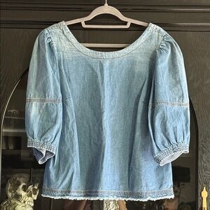 Denim Blue Women's Top
